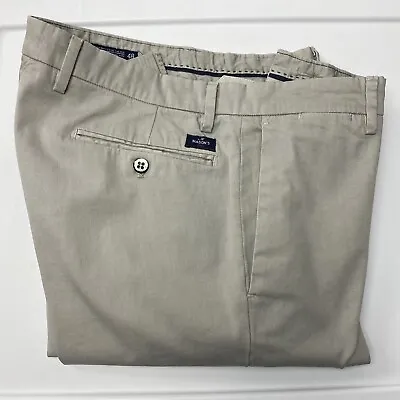 Em's Of Mason's Men's 5-Pocket Chino Pants Tan Flat Front US 32 X 29 EU Size 48 • $38.75
