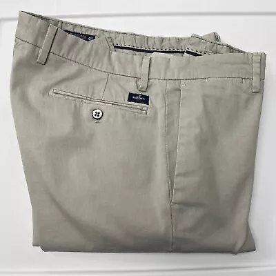 Em's Of Mason's Men's 5-Pocket Chino Pants Tan Flat Front US 32x29 EU Size 48 • $38.75