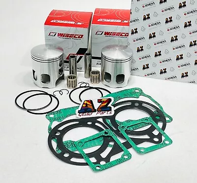 Yamaha Banshee 350 65mm +1mm Wiseco Pro Lite Pistons Bearings & Gaskets Set Kit • $239.98