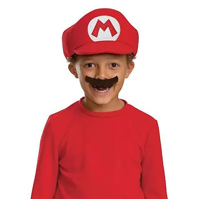 Super Mario Bros. Mario Hat And Mustache Child Costume Kit • $28.99
