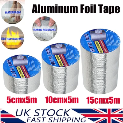 £7.25 • Buy Super Waterproof Tape Butyl Magic Leak Roof Pipe Repair Tape Adhesive Sealant UK