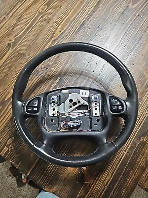 2000-2002 Camaro Z28 SS Trans Am WS6 Firehawk Ebony Black Leather Steering Wheel • $135