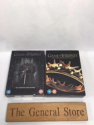 Game Of Thrones Season 1 And 2- Complete DVD- Great Condition • £7.99