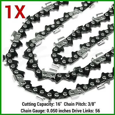 1X Chainsaw Chain 16  FIT OZITO ELECTRIC CHAINSAW 2000W 406MM MODEL ECS-2000 • $25.99