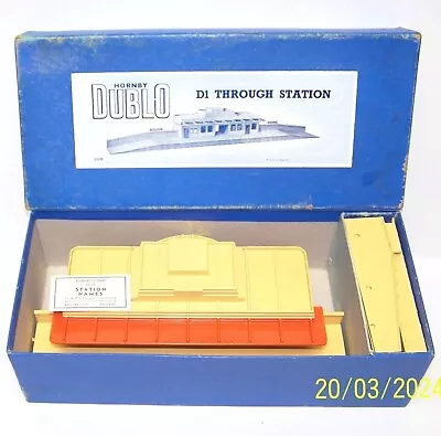 1952 Hornby Dublo Da455 D1 Through Station Set Boxed +packet Station Names Vgc • £59.95