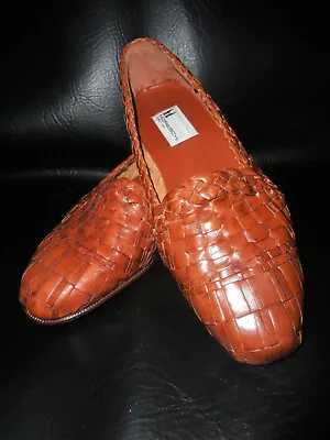 New - Moreschi - Valda Brown Weaved  Loafer - Size 7M  • $94.95