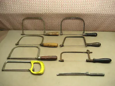 8 Vintage Coping Saw Frame Parker Viking Crescent Dixon Omega Jewelry Tools • $52.50