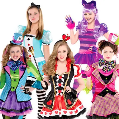 £18.49 • Buy Alice In Wonderland Girls Fancy Dress World Book Day Kids Teen Fairytale Costume