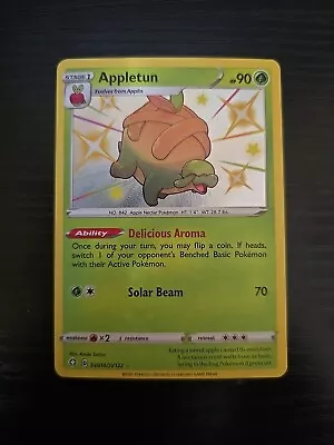 Pokémon TCG Appletun Shining Fates SV014/SV122 Holo Shiny Holo Rare NM • $2.25