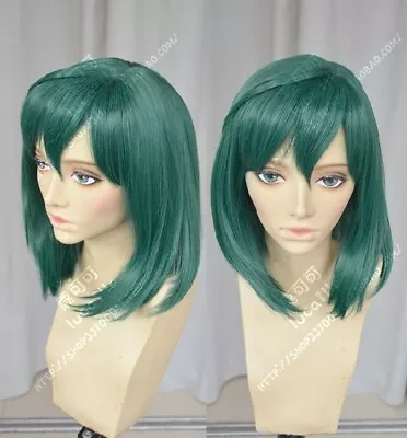 Dark Green Male Female Medium Short Long Wig D.Grey Man Lenalee • $14.87