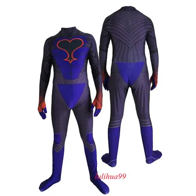 £38.26 • Buy Kingdom Hearts Cosplay Costume Bodysuit Jumpsuit Halloween Red/Blue