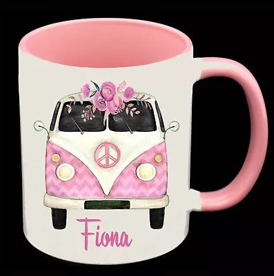 VW Kombi Combi Cup Mug Personalised Christmas Birthday Present Friend Family • $15.95