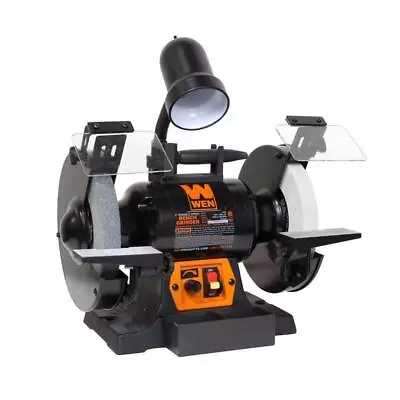 WEN Bench Grinders 8  5 Amp Variable Speed Bench Grinder W/ Flexible Work Light • $148.46