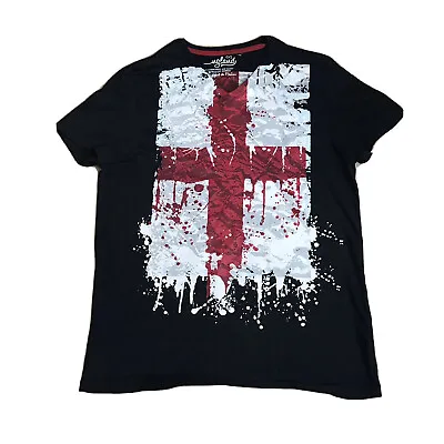£8.25 • Buy England Football 66 Printed T-Shirt Men S Size Medium Dark Blue St George VGC