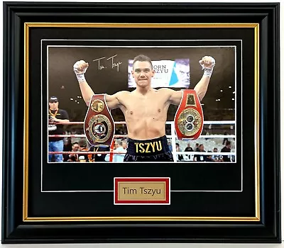 $74.99 • Buy Tim Tszyu Aussie Boxing Champion Signed Photo Boxing Memorabilia Framed