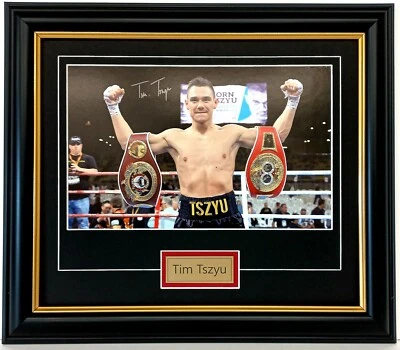 $74.99 • Buy Tim Tszyu Aussie Boxing Champion Signed Photo Boxing Memorabilia Framed