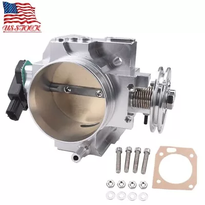 70MM Bolton Throttle Body Silver For Acura Honda DC5 EP3 FG FA K-Series K20 Swap • $69.99