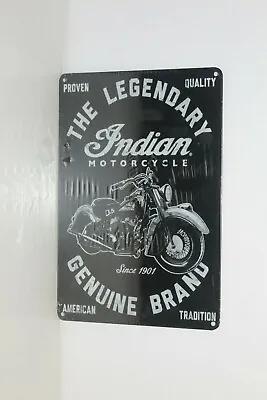 IMCMS12 INDIAN MOTOCYCLE  Metal Sign New 30 Cm H X 20 Cm W • $10