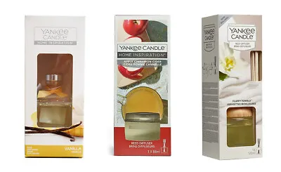 Yankee Candle Reed Diffuser - Fluffy Towels Vanilla Apple Cinnamon Cider • £19.99