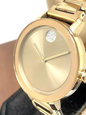 Movado Women's Watch 3600650 Bold Rose Gold Swiss Quartz Stainless Steel 34mm • $296.99