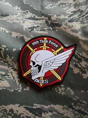 Ace Combat Assault Horizon 19th Task Force JASDF Morale Hook Loop Airsoft Patch • $9.99