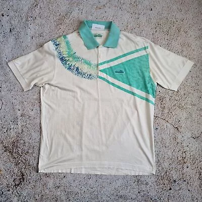 Ellesse Tennis Polo Shirt Retro - Size M • $8.83