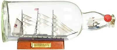  USS Constitution Model Ship In A Glass Bottle 11   • $34.92