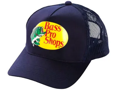 Bass Pro Shops Mesh Cap Hat Adjustable Snapback Trucker Fishing Baseball Outdoor • $19