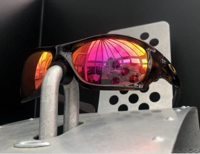 $136.33 • Buy Oakley Pitbull | Brown Tortoise | Fire Red Iridium Polarised