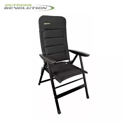 Outdoor Revolution Turin Chair Aluminium Mesh Foam Padded Caravan Camping NEW • £54.95