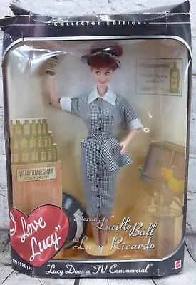 Barbie I LOVE LUCY Doll  Collector Edition Lucy Does A TV Commercial  Episode 30 • $24