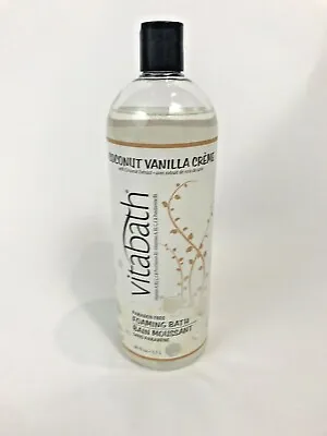 Vitabath Foaming Bath Shower Gel Coconut Vanilla Creme Jumbo Size 38 Oz • $19