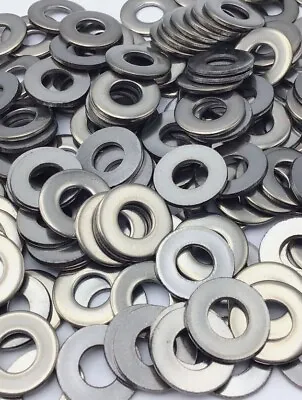 1/4 Flat Washers Stainless Steel Washer (18-8) -  .281ID X .625(5/8) OD X.050THK • $8.99