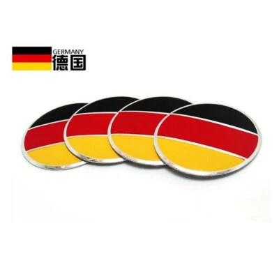 4Pcs German Flag Logo Auto Wheel Center Hub Caps Sticker Emblems For CC POLO GOL • $8.88