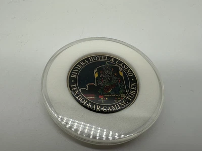 $14.95 • Buy Riviera Hotel Casino $10 Gaming Token Millennium 1999-2000 In Case