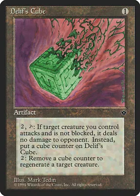 Delif's Cube Fallen Empires HEAVILY PLD Artifact Rare MAGIC MTG CARD ABUGames • $1.49