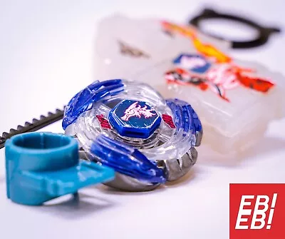 BEYBLADE HASBRO Metal Fusion BLUE Lightning L-Drago 100HF+Launcher Fight Masters • $24.26