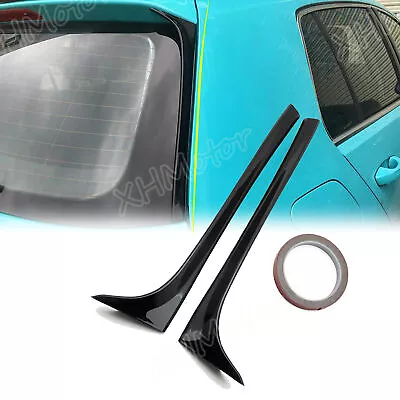 ABS Rear Trunk Window Spoiler Side Tail Wing Trim Cover For MK7 GTD R 2014‑2018 • $20.99