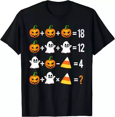 Halloween Order Of Operations Math Halloween Teacher Pumpkin T-Shirt • $9.99