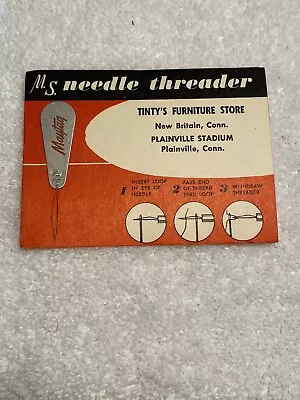 VINTAGE Maytag Trade Card Tintys Furniture New Britain Plainville Connecticut • $3.99