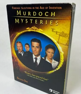 Murdoch Murders Season 1 4-DVD Set William Mystery Series Toronto Canada 1890 • $14.99