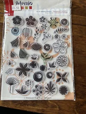 New Artemio Floral Elements Stamp Set • £4