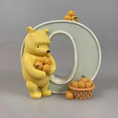 Disney Michel And Co Classic Pooh Alphabet Letter O Wall Mounted Figurine • $12.99