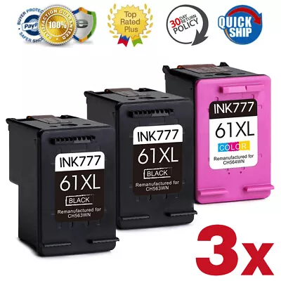 Compatible Ink 61XL For HP Deskjet 2540 3050 Envy 4500 5530 Officejet 2620 4630 • $49.97