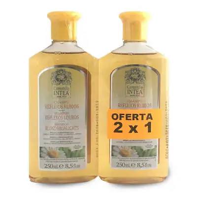 PACK 2X INTEA CAMOMILA CAMOMILE SHAMPOO REFLECTIONS BLOND 250ML. 500ml TOTAL • £17.88