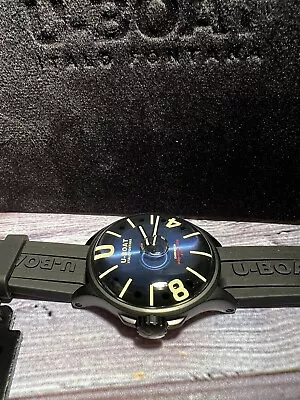 U-Boat 9020 UB-9020-A Watch 40mm 'CAPSOIL DARKMOON' Lefty & Stunning Blue Dial • $997