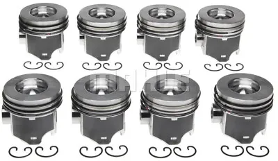 Mahle Piston & Ring Set 2003-2007 Ford 6.0L Powerstroke .040 Oversize Set 8 • $564.80