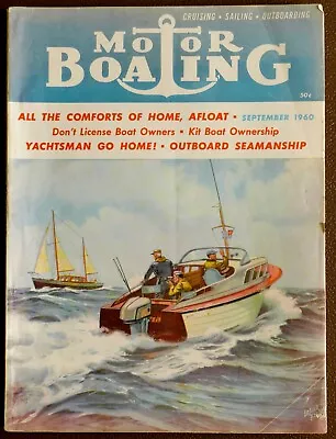 Motor Boating Magazine September 1960 • $15