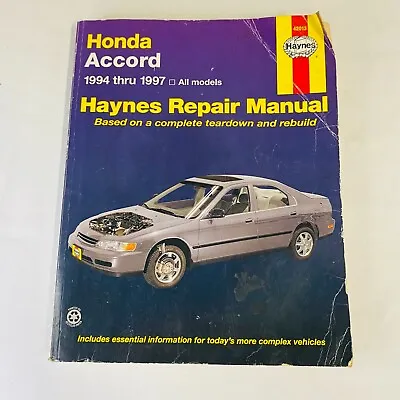 Repair Manual Haynes # 42013 - Honda Accord 1994 Thru 1997 - Repair Manual • $10