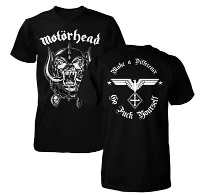 Motorhead Make A Difference 2 Sided Shirt Unisex Short Sleeve TEE • $20.99